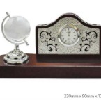 NC-Holder-w-Crystal-Globe_Clock-K1307-350