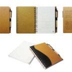 Eco-Friendly-Recycle-A5-NoteBook-W-Pen-Ruler-Markings-G9-30
